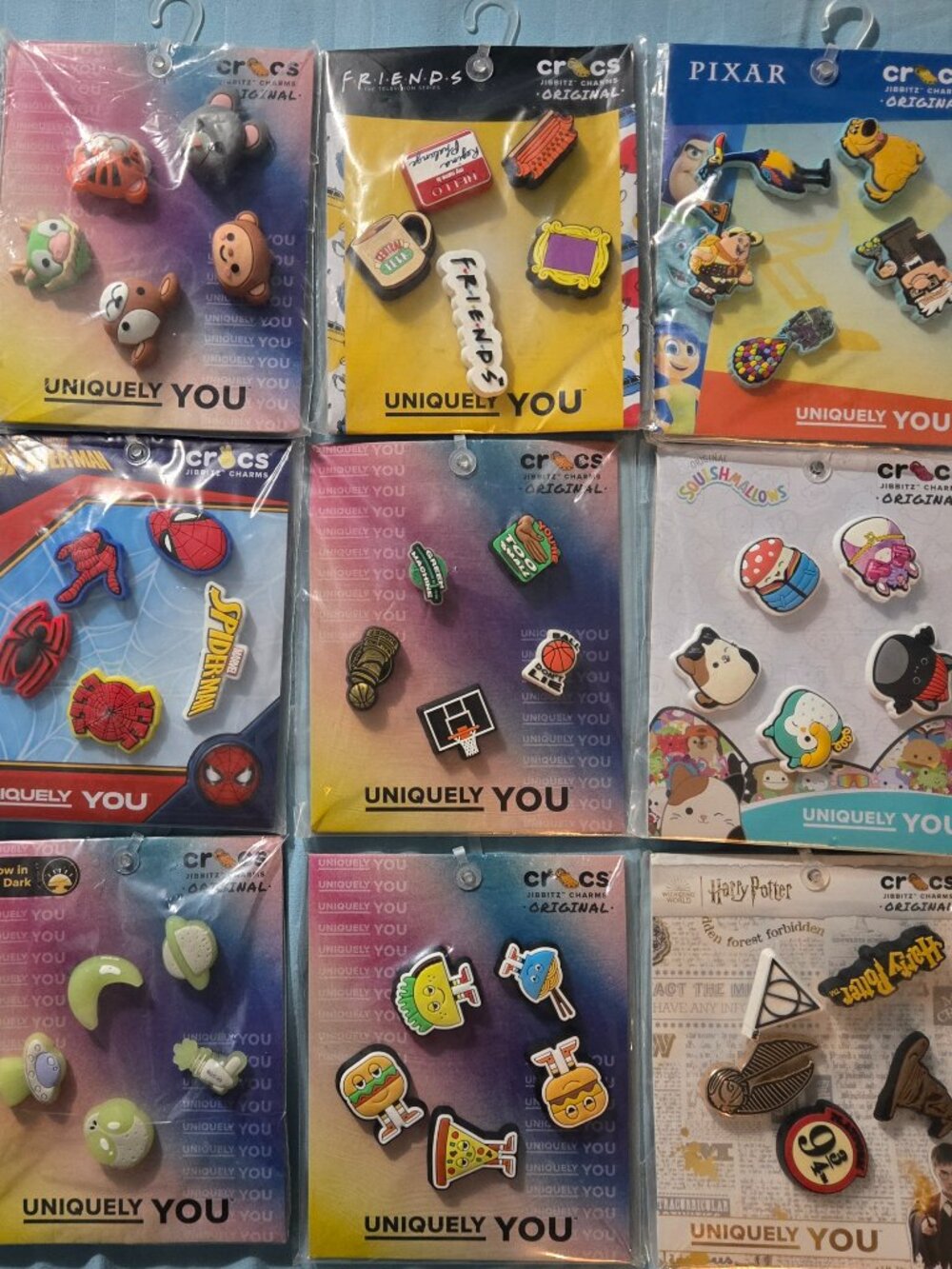 Box of Misc. Croc Charm Sets